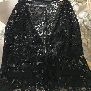 Dolce and gabbana lace vest